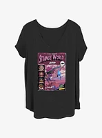 Disney Strange World Adventures Comic Cover Girls T-Shirt Plus