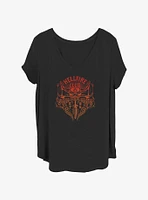 Stranger Things Hellfire Club Choose Your Weapon Girls T-Shirt Plus