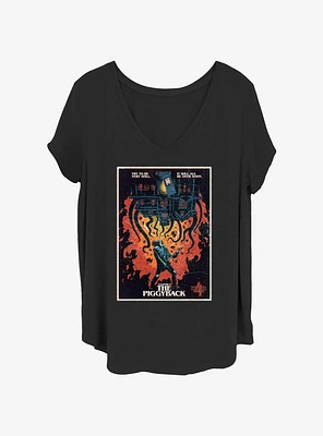 Stranger Things x Butcher Billy The Piggyback Girls T-Shirt Plus