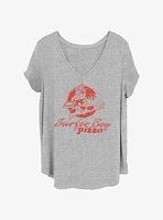Stranger Things Surfer Boy Pizza Girls T-Shirt Plus