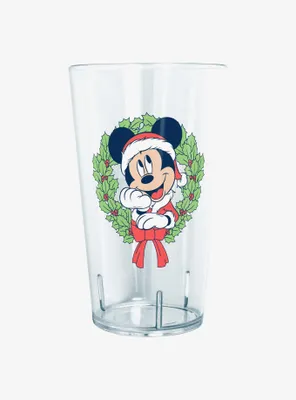 Disney Mickey Mouse Santa Mickey Christmas Wreath Tritan Cup