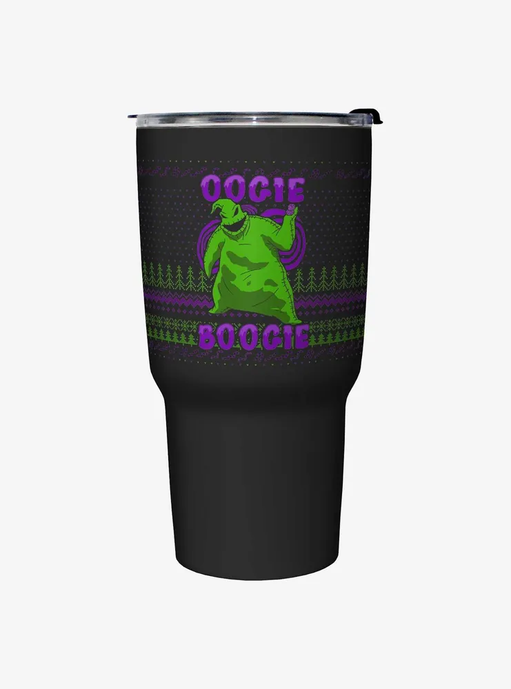 Disney The Nightmare Before Christmas Oogie Boogie Ugly Christmas Travel Mug