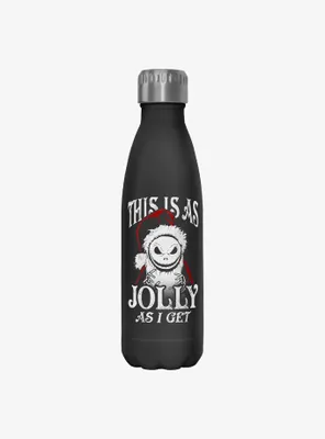 Disney The Nightmare Before Christmas Santa Jack As Jolly As I Get Water Bottle