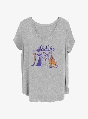 Disney Aladdin Agrabah Group Girls T-Shirt Plus