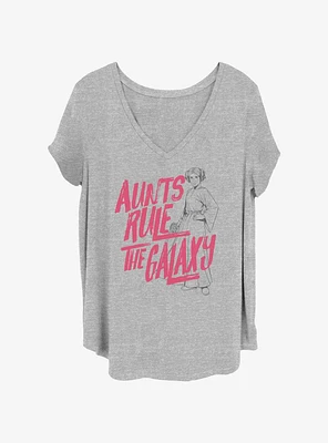 Star Wars Aunts Rule Girls T-Shirt Plus