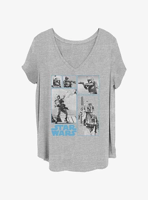 Star Wars Boba Fett Screenshots Girls T-Shirt Plus