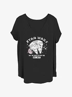 Star Wars Collegiate Falcon Girls T-Shirt Plus