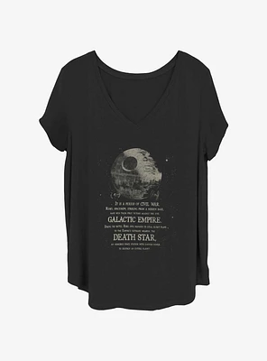 Star Wars Death Story Time Girls T-Shirt Plus