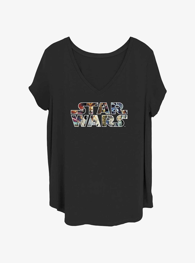 Star Wars Epic Logo Girls T-Shirt Plus