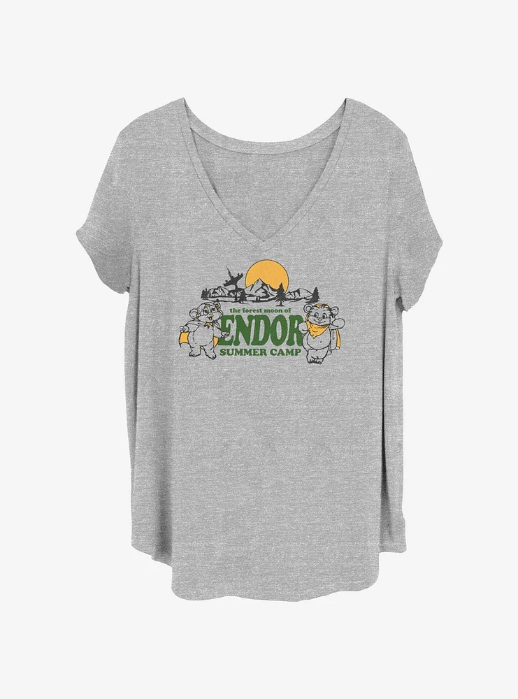 Star Wars Ewoks Endor Forest Summer Camp Girls T-Shirt Plus