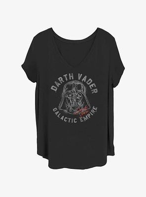 Star Wars Darth Vader Galactic Empire Girls T-Shirt Plus