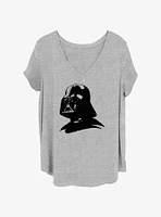 Star Wars Darth Vader Helmet Portrait Girls T-Shirt Plus