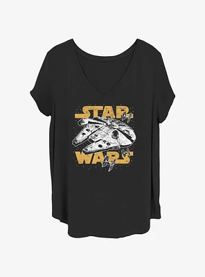 Star Wars Initiating Hyperdrive Girls T-Shirt Plus