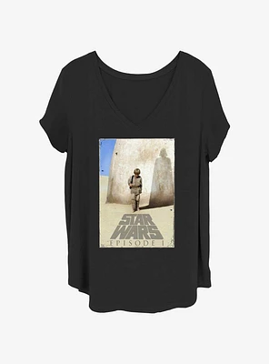 Star Wars Little Orphan Anakin Poster Girls T-Shirt Plus