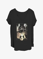 Star Wars Vader Looming Doom Poster Girls T-Shirt Plus