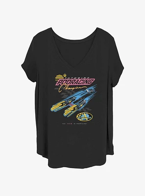 Star Wars Tatooine Pod Racing Champion Girls T-Shirt Plus