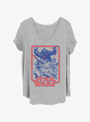 Star Wars Rebel Yell Girls T-Shirt Plus