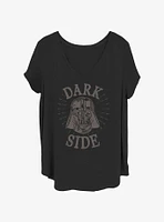 Star Wars Dark Side Vader Face Girls T-Shirt Plus