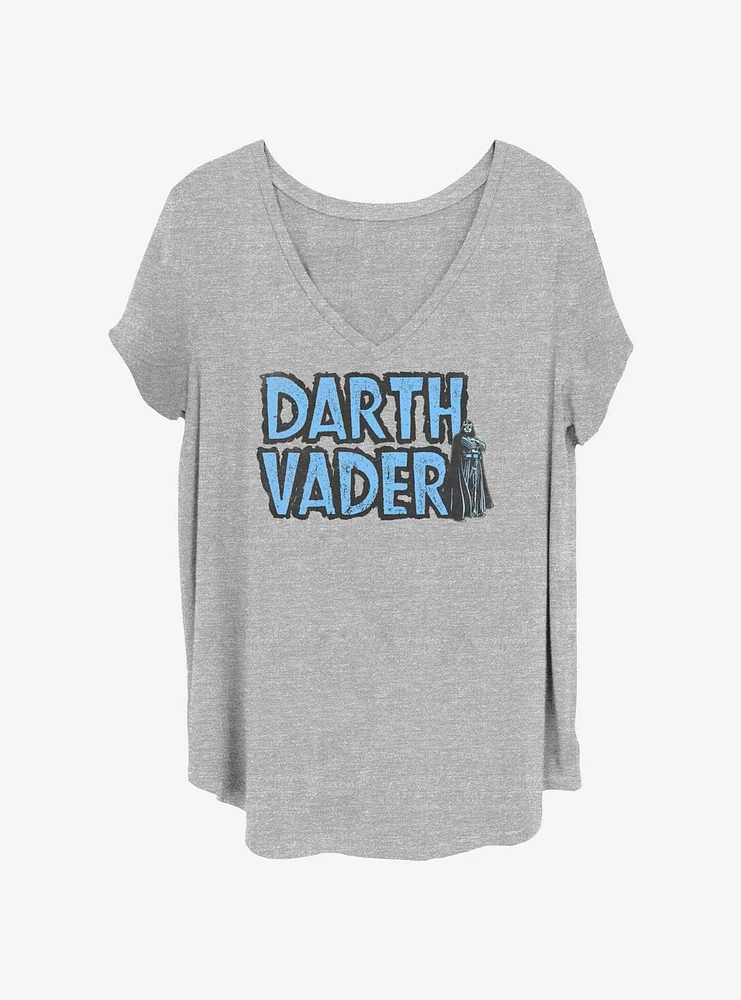 Star Wars Darth Vader Logo Girls T-Shirt Plus
