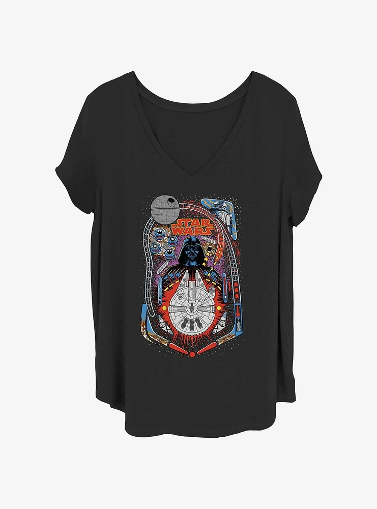 Star Wars Vader Pinball Girls T-Shirt Plus