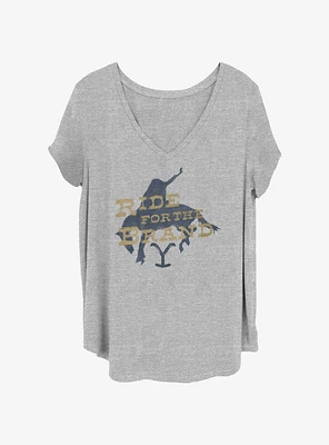 Yellowstone Born To Ride Girls T-Shirt Plus