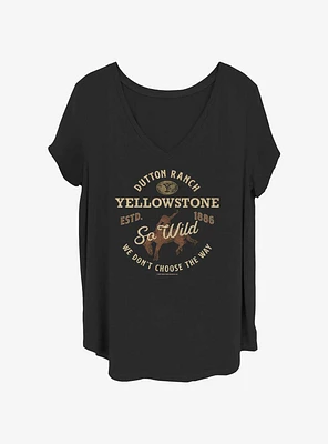 Yellowstone Dutton Label Girls T-Shirt Plus