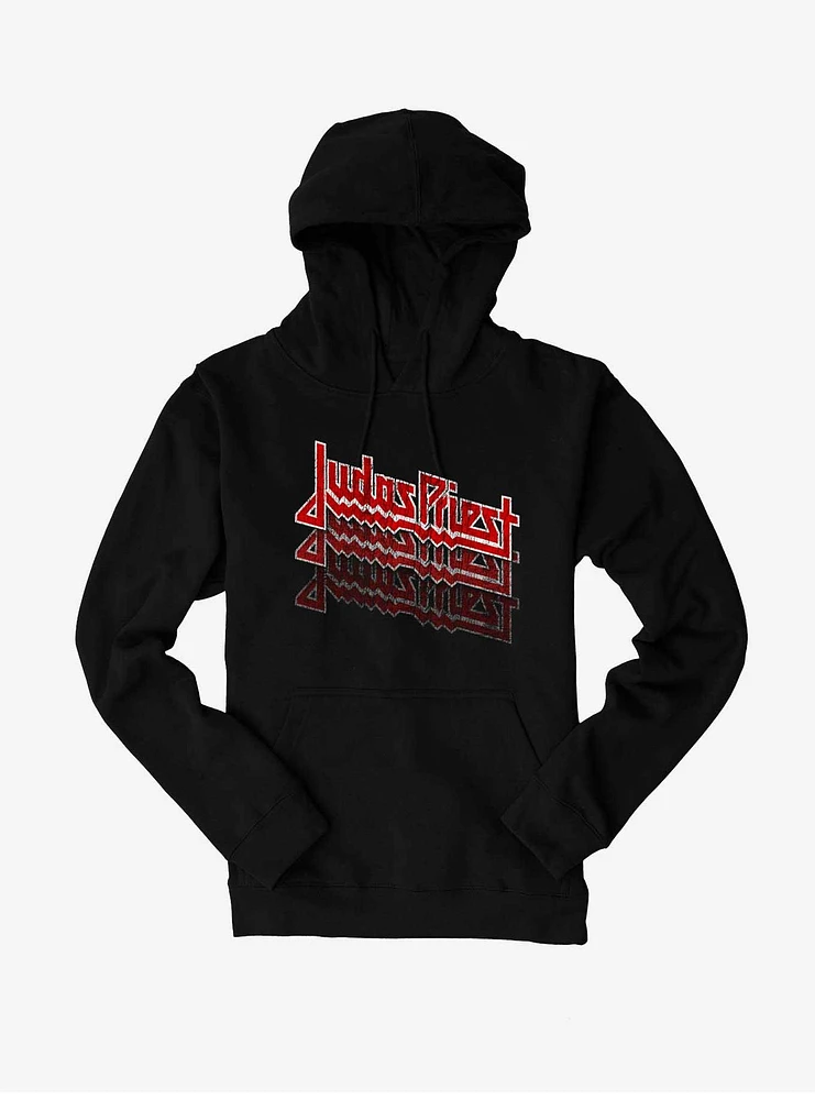 Judas Priest Layered Logo Hoodie