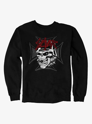 Slayer Iron Cross Skull Sweatshirt