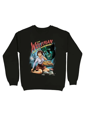 The Wolfman Ate My Homework Sweatshirt By Steven Rhodes