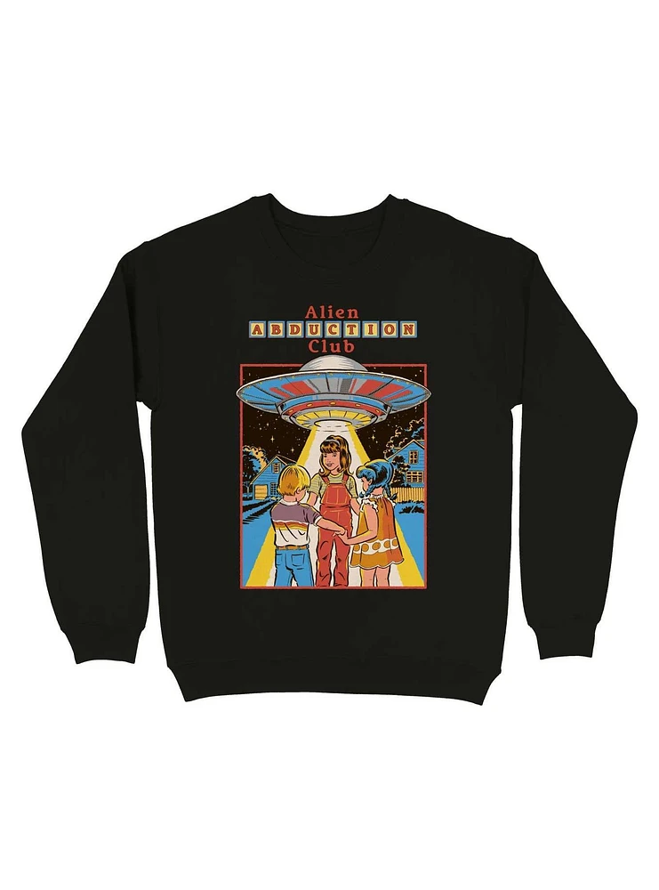 Alien Abduction Club Sweatshirt By Steven Rhodes