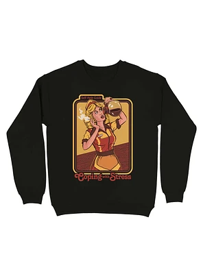 Coping With Stress Sweatshirt By Steven Rhodes