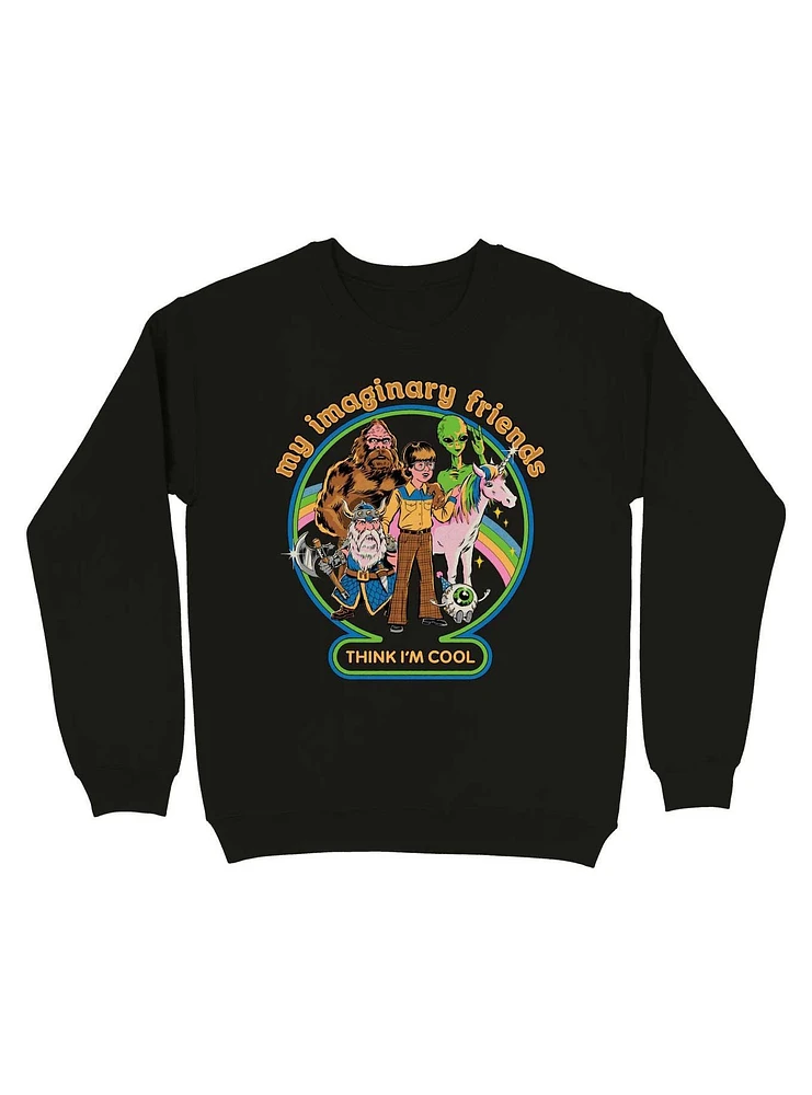 My Imaginary Friends Sweatshirt By Steven Rhodes