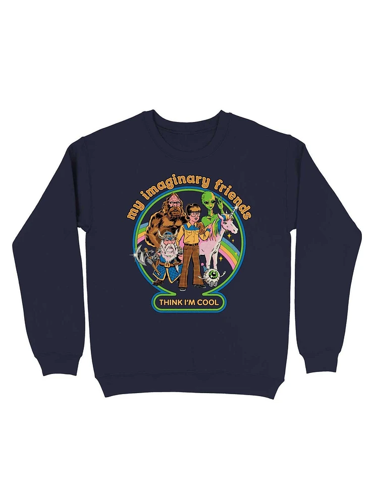 My Imaginary Friends Sweatshirt By Steven Rhodes