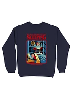 He Sees You When You're Sleeping Sweatshirt By Steven Rhodes