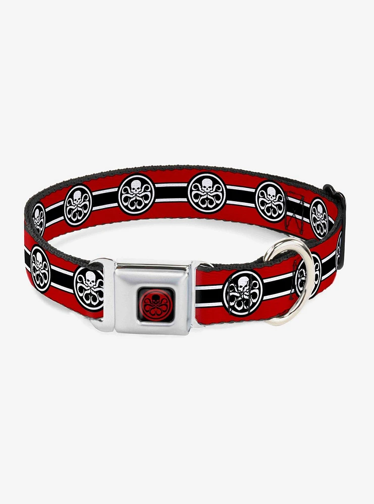 Marvel Avengers Hydra Logo Seatbelt Buckle Pet Collar