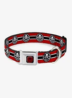 Marvel Avengers Hydra Logo Seatbelt Buckle Pet Collar