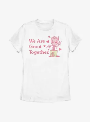Marvel Guardians of the Galaxy We Are Groot Together Womens T-Shirt