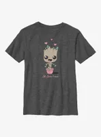 Marvel Guardians of the Galaxy Baby Groot Let Love Grow Youth T-Shirt