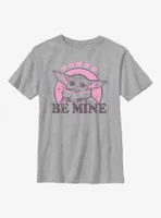 Star Wars The Mandalorian Grogu Be Mine Youth T-Shirt