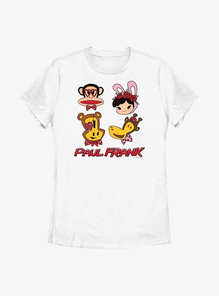 Paul Frank Valentine's Characters Womens T-Shirt