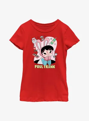 Paul Frank Bunny Girl Valentine Youth Girls T-Shirt