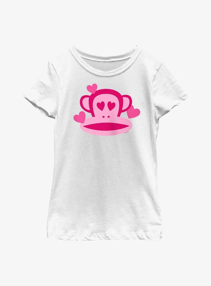 Paul Frank Julius Monkey Heart Youth Girls T-Shirt