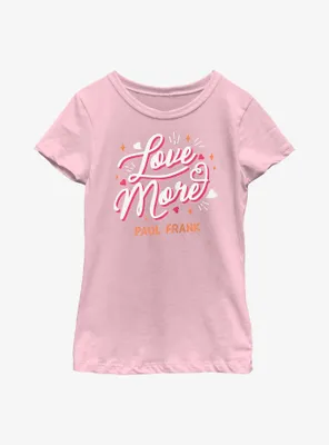 Paul Frank Love More Youth Girls T-Shirt