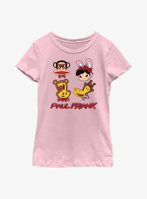 Paul Frank Valentine's Characters Youth Girls T-Shirt