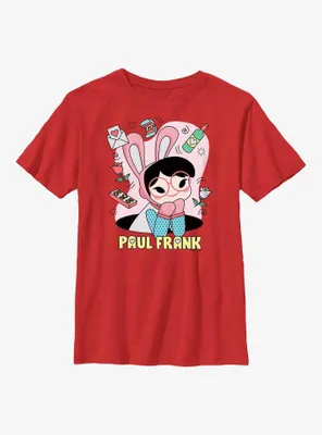 Paul Frank Bunny Girl Valentine Youth T-Shirt