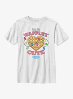 Stranger Things Heart Waffley Cute Youth T-Shirt