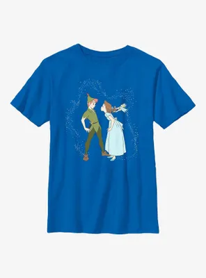 Disney Tinker Bell Peter & Wendy Kiss Youth T-Shirt