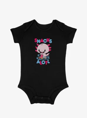 Axolotl Snacks Alotl Infant Bodysuit