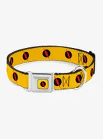 DC Comics Reverse Flash Logo Seatbelt Buckle Pet Collar