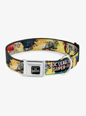 DC League Of Super Pets Superhero Pet Seatbelt Buckle Collar